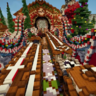 Minecraft Christmas Hub /Spawn Map / Ice Spawn ! // SUPER DETAILED CHRISTMAS LOBBY // SEE PICS!!!!