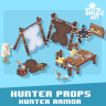 [ShizuArt] Hunter Props + Hunter Outfit