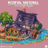 [SheraNom] Medieval Watermill