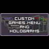 Configured custom menu and holograms with 13 pre-made icons | Game assets | Make your server unique