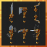 Animated Steampunk Tools & Weapon Set