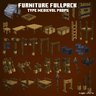 Download [Magic Store] Medieval Furnitures Fullpack V4 for free