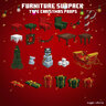 [Magic Store] Medieval Furnitures Subpack – Christmas
