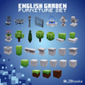Download [LZBlocks] English Garden Furniture Set for free