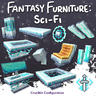 Download [Bisect Studios] Fantasy Furniture: Sci-fi (+ Dyable Variations!) for free