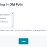 Block New Members from Voting in Old Polls