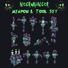 Download [EliteCreatures] Necromancer Assortment Animated Weapon Pack for free