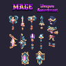[EliteCreatures] Mage Assortment Animated Weapon Set