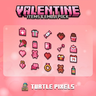 Download [Turtle Pixels] Valentine Items&Emoji Pack for free