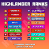Download [RealHighlander] Better Ranks/Prefixes - ItemsAdder Ready for free