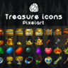 Download TREASURE ICONS PIXEL ART for free