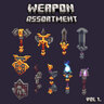 Download [Elite Creatures] Assortment Weapon Set Volume 1 for free